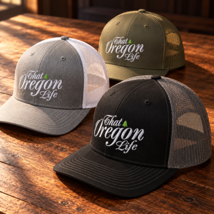 That Oregon Life Trucker Hat - White