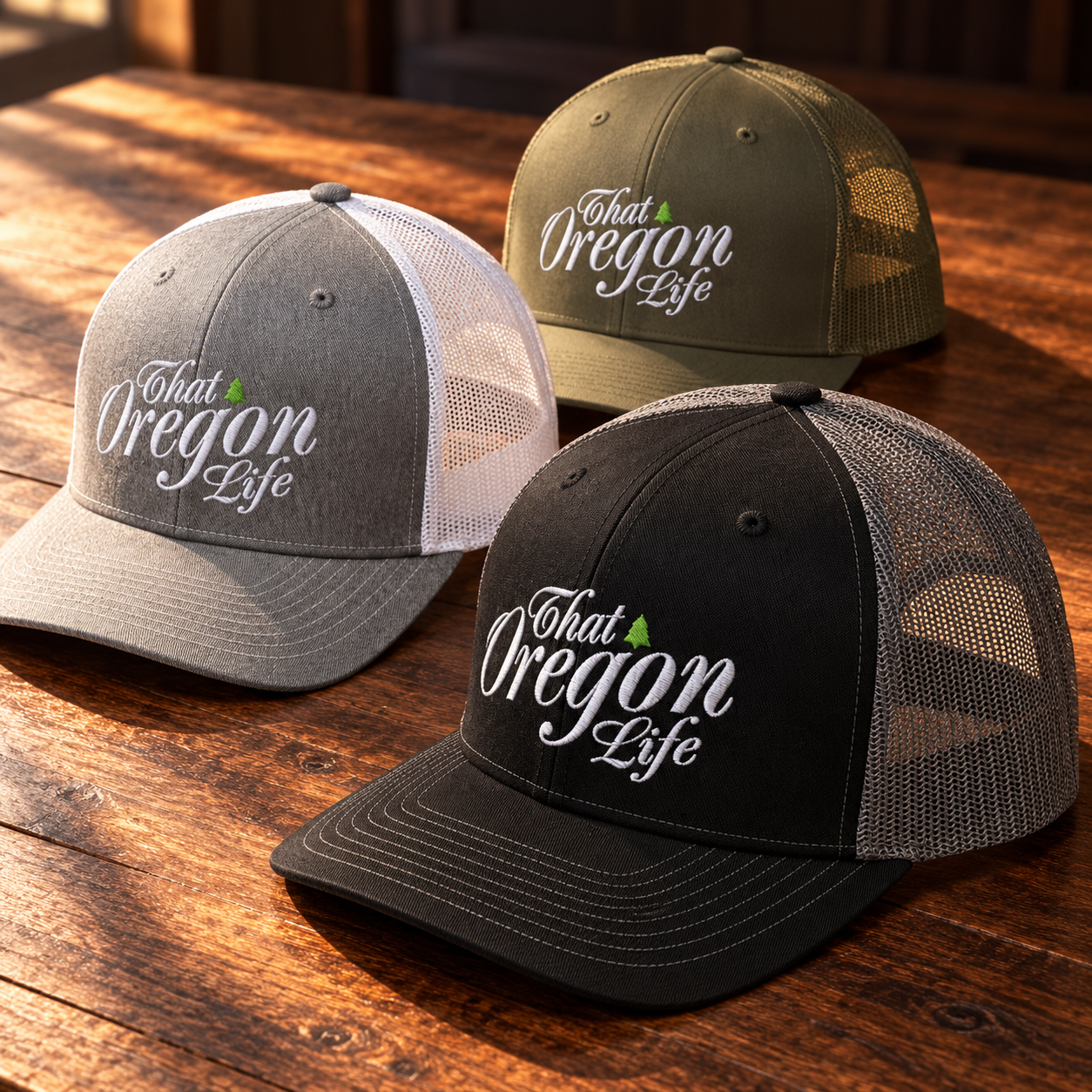 That Oregon Life Trucker Hat - White