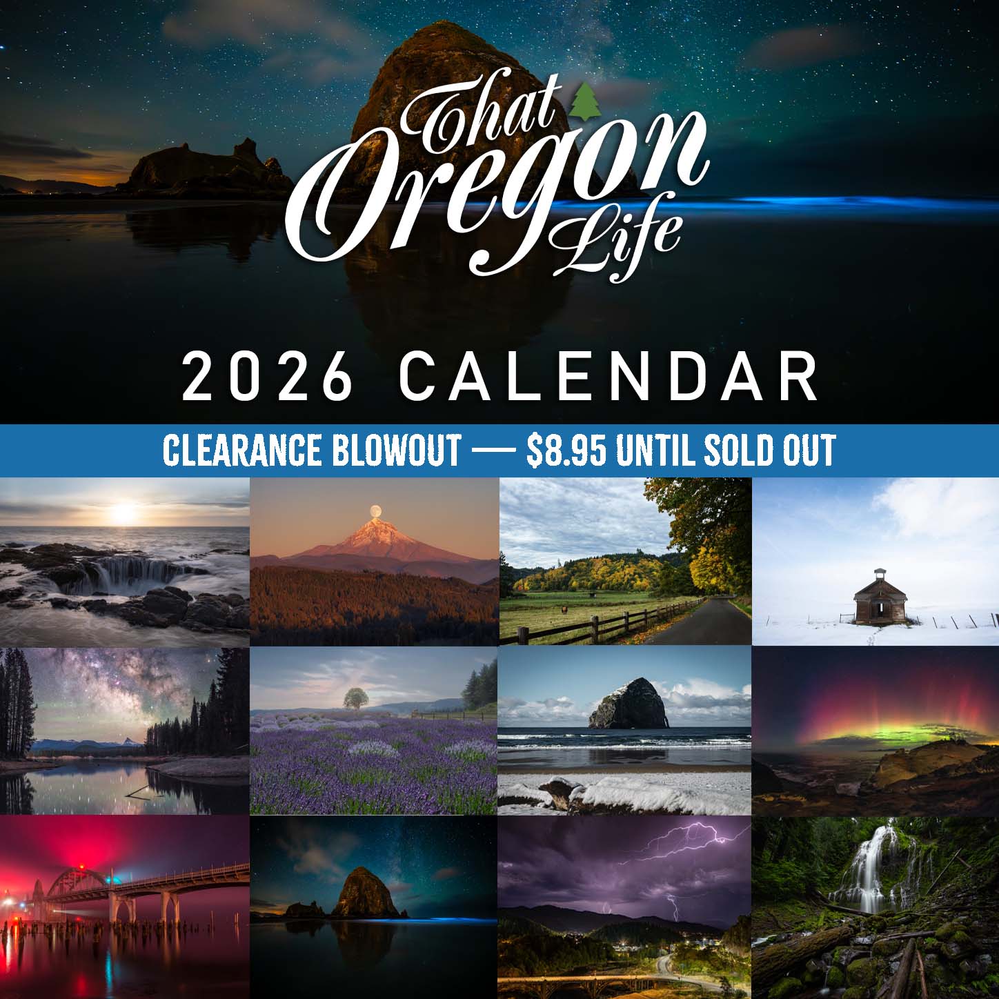 2026 Oregon Life calendar