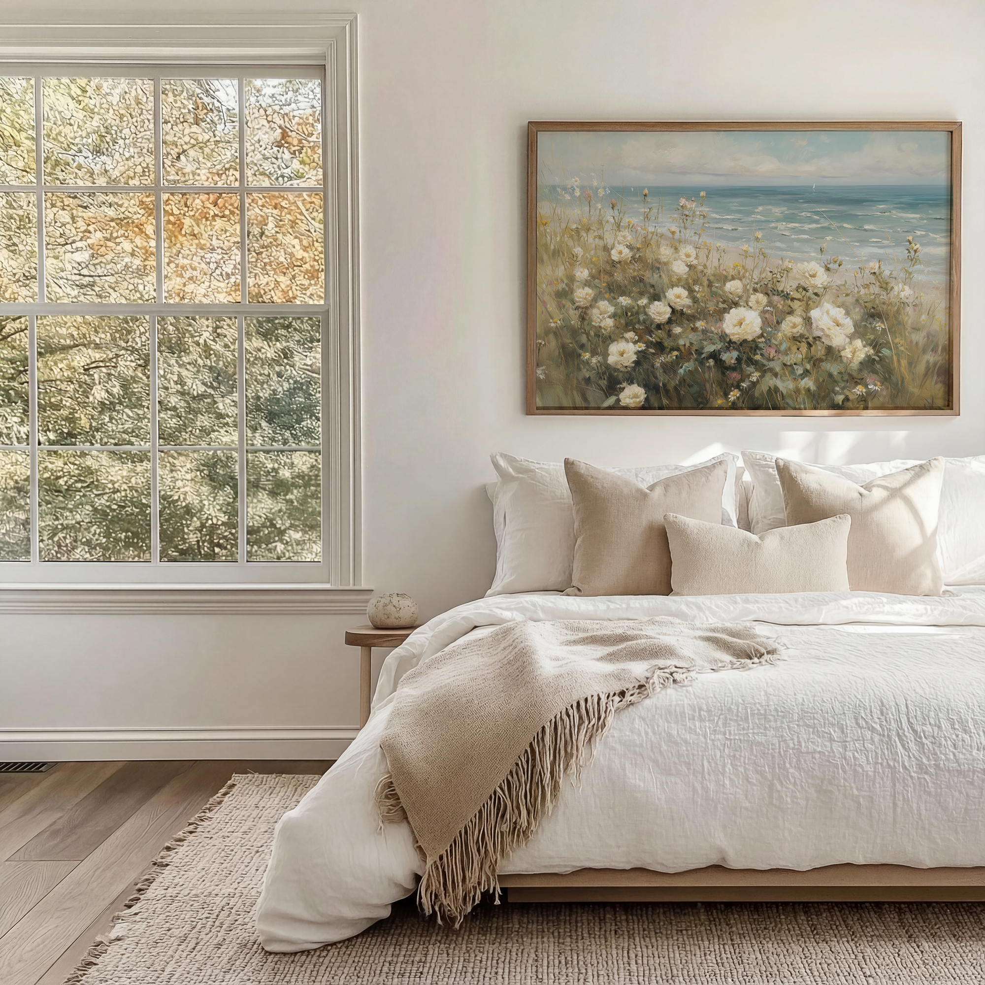 Copy of Elegant Floral Wall Art Print, Vintage Flower Decor, Home Aesthetic, Gift for Nature Lovers, Boho Style Wall Decor, Modern Botanical Art Set of 4 - Image 4