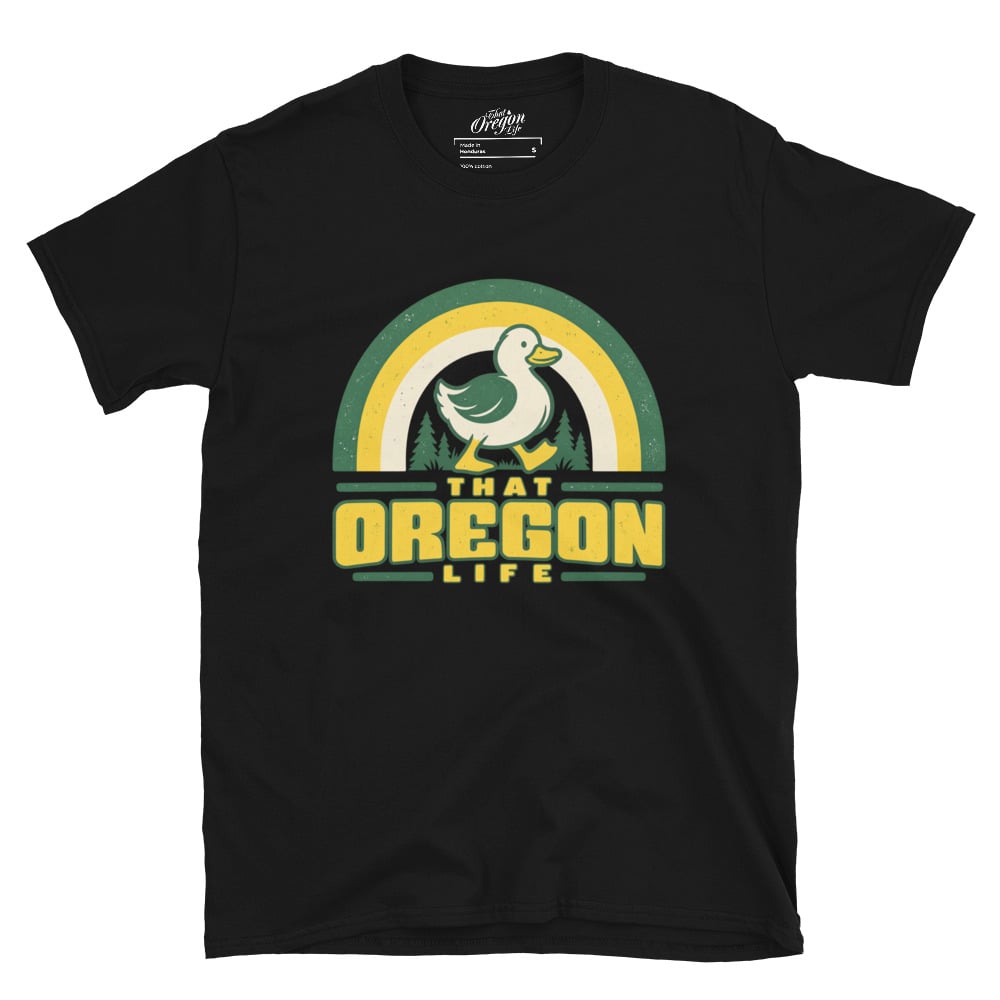 Retro Rainbow Duck Tee - Image 3