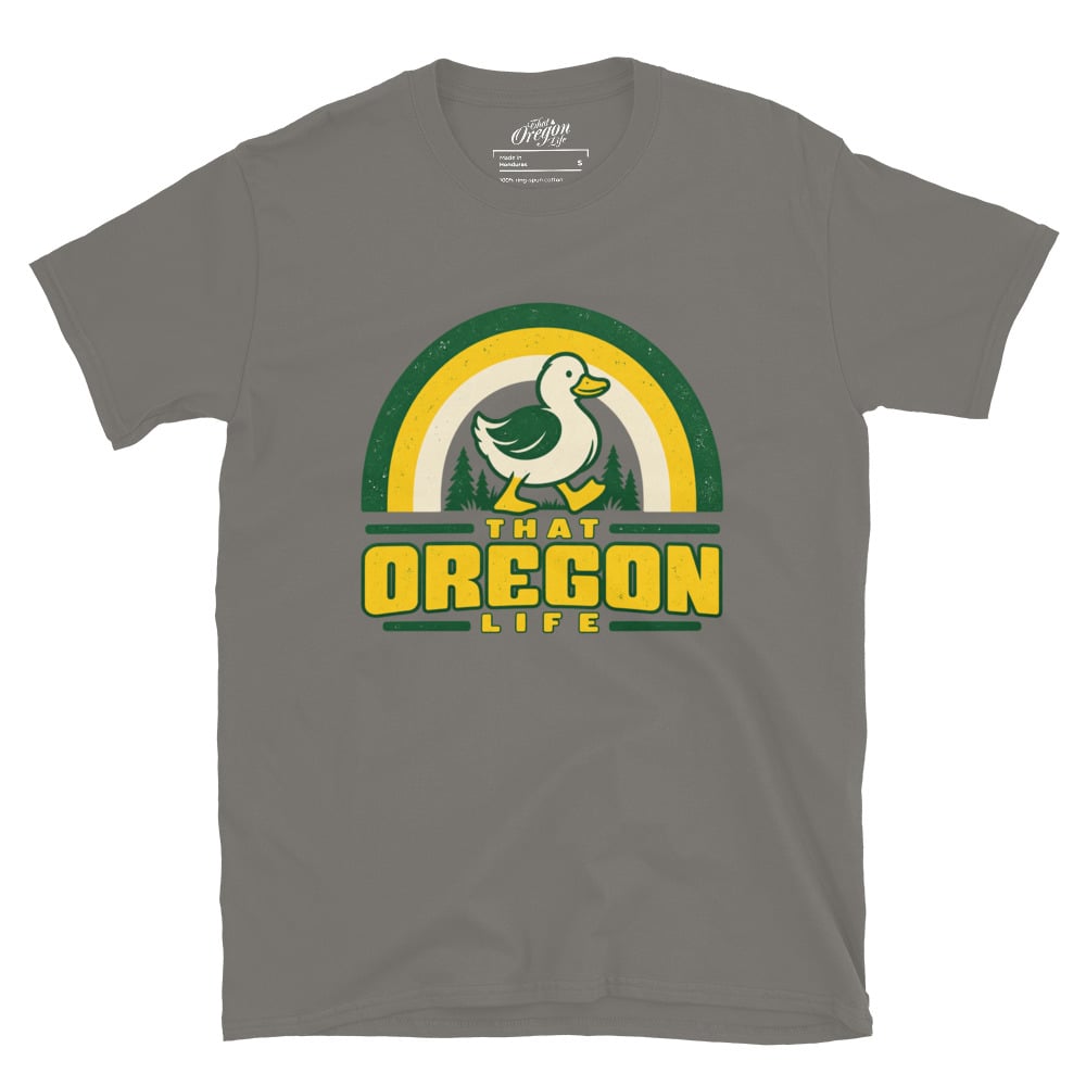 Retro Rainbow Duck Tee - Image 8