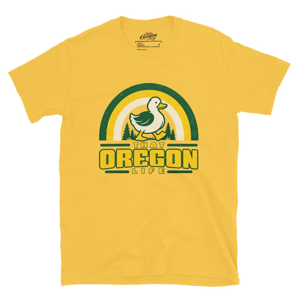 Retro Rainbow Duck Tee - Image 9