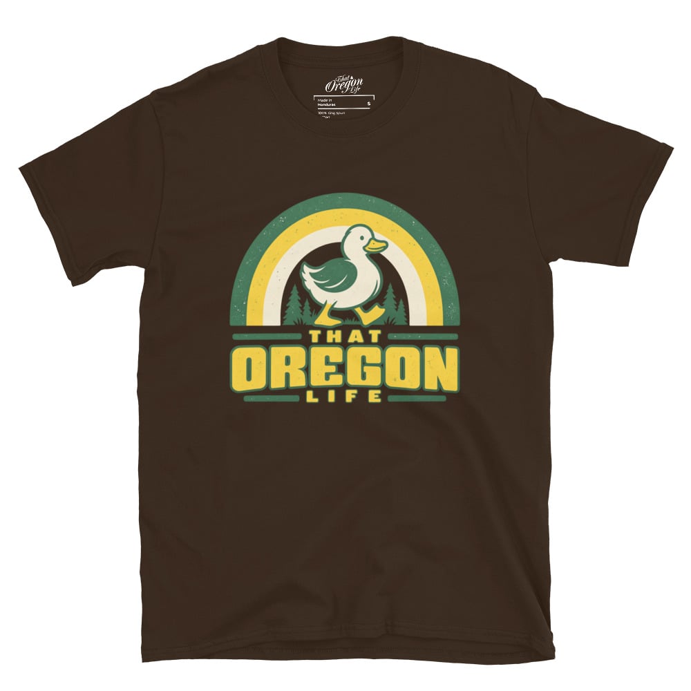 Retro Rainbow Duck Tee - Image 4
