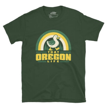Retro Rainbow Duck Tee
