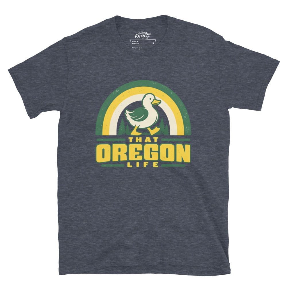 Retro Rainbow Duck Tee - Image 5
